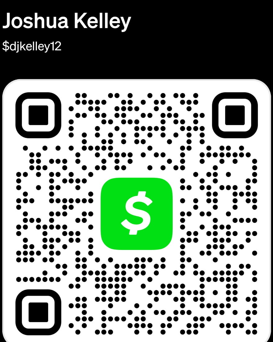 Cash App QR code for $djkelley12
